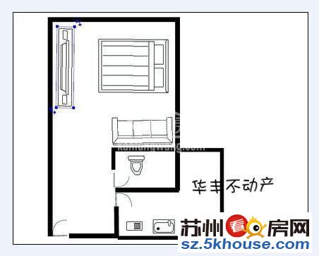 富达大厦精装朝西北 真实图片首付三成 带租约 学校未用地铁口