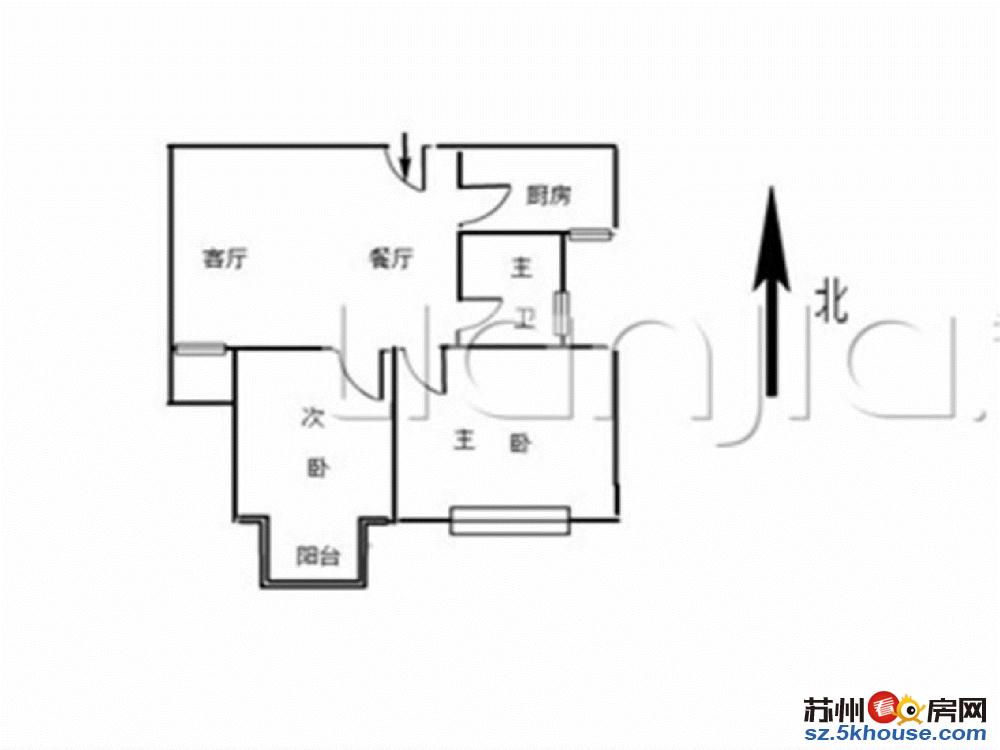 滨江苑精装两房有户型方正采光充足前后无遮挡 看房方便