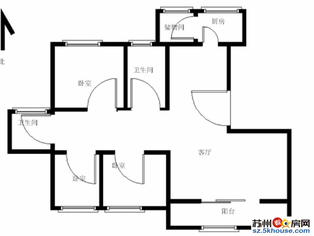 双地铁口橘子国花园143平大3房图片真实 看房随时