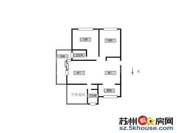 毛坯四室复式带院子实用空间大方便看房随意装修