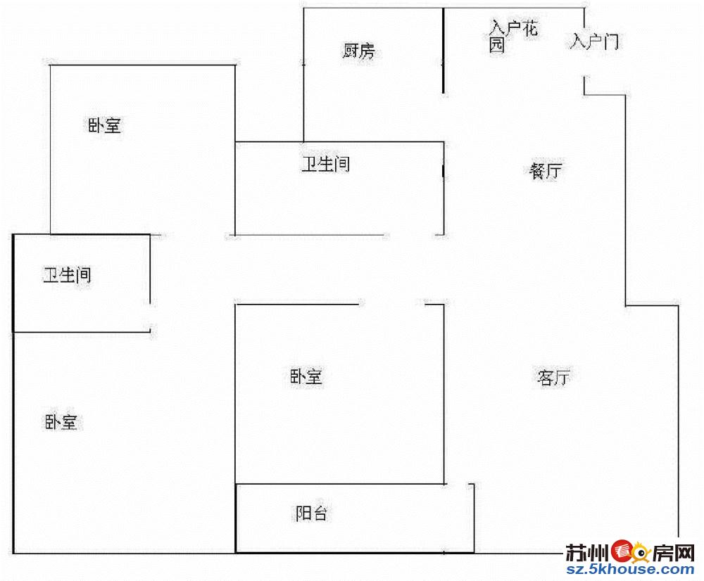 香城一区精装3房 一楼带大院子 陆慕实验小 近轻轨 实勘房源