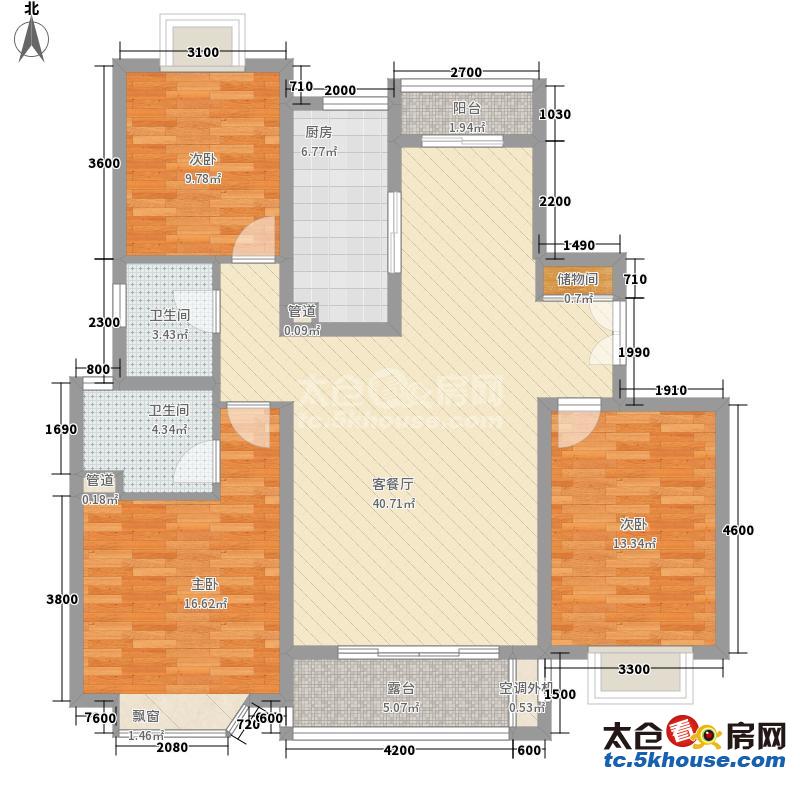 碧桂园天悦湾 2700元/月 3室2厅2卫 精装修 全套高档家私电,设施完善