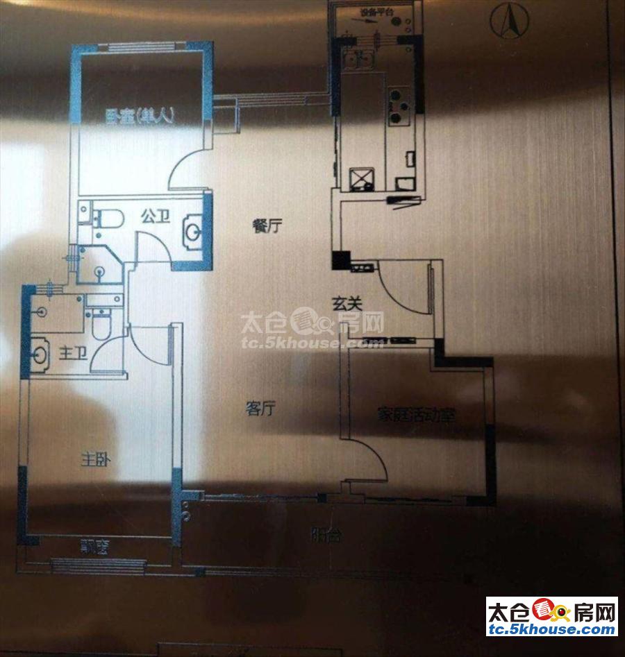 市精装修水岸洋房 空调新风系统 送车位 可买 免中介费