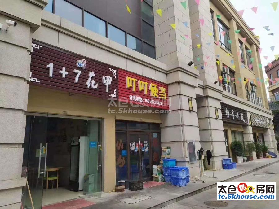 娄江新城大学城旁综合医院购物休闲广场40-60平60万可商可餐饮