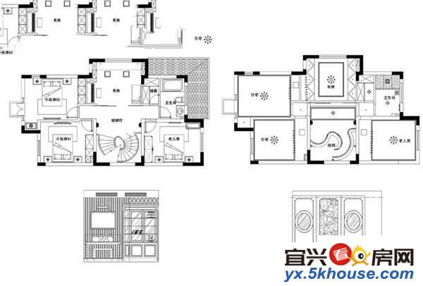 东氿一号南郡联排别墅 290平方 毛胚 证满