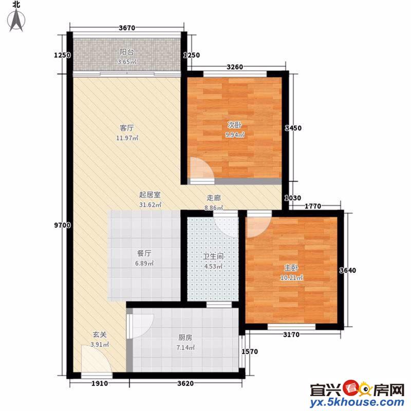 万庭嘉融域,1.2复式,215平方,275万,全新毛抷