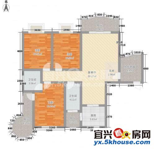 今日星城 联排别墅225平410万 5室3厅4卫 精装修 ,不买真亏急