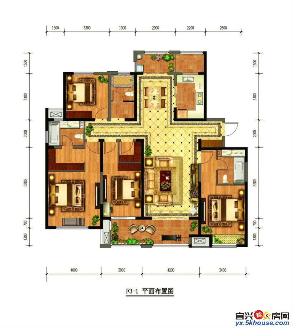 福美居 苏宁天氿御城高层 全景观房 高档装修 设施齐全