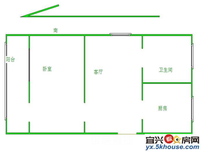 向阳新村精装修一房没交通便利,看房方便