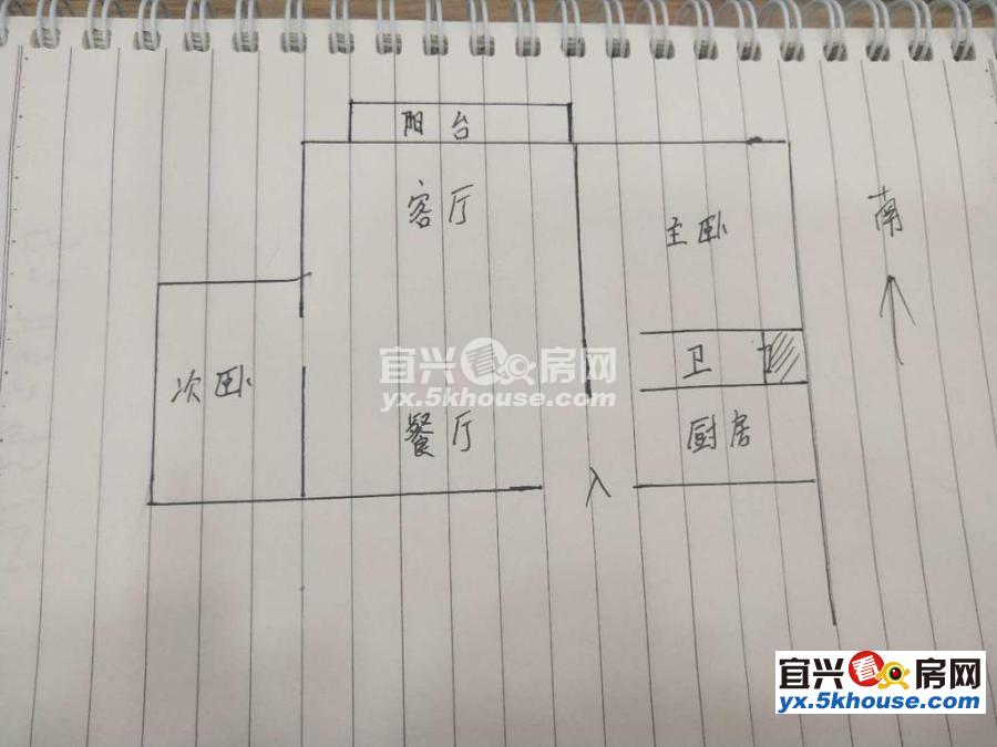 融创氿园124万2室2厅1卫毛坯带学位业主诚心出售!