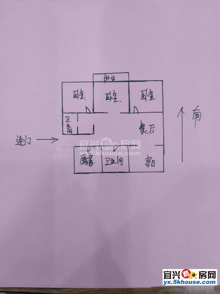 蓝天小区一期 3楼135平方 中装 3室2厅2卫 证满急卖