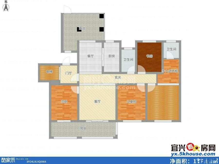 出售岭秀首府,34叠加复式电梯洋房,140平方,全新毛坯房