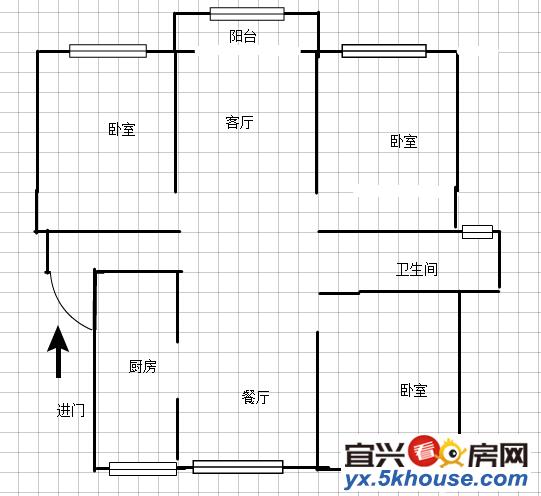 紫竹苑 中装 4楼 130平 3室 设施齐全 拎包入住