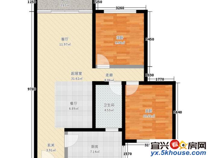 巷头组底楼50平米 全新装修 空调 热水器 冰箱 洗衣机 床