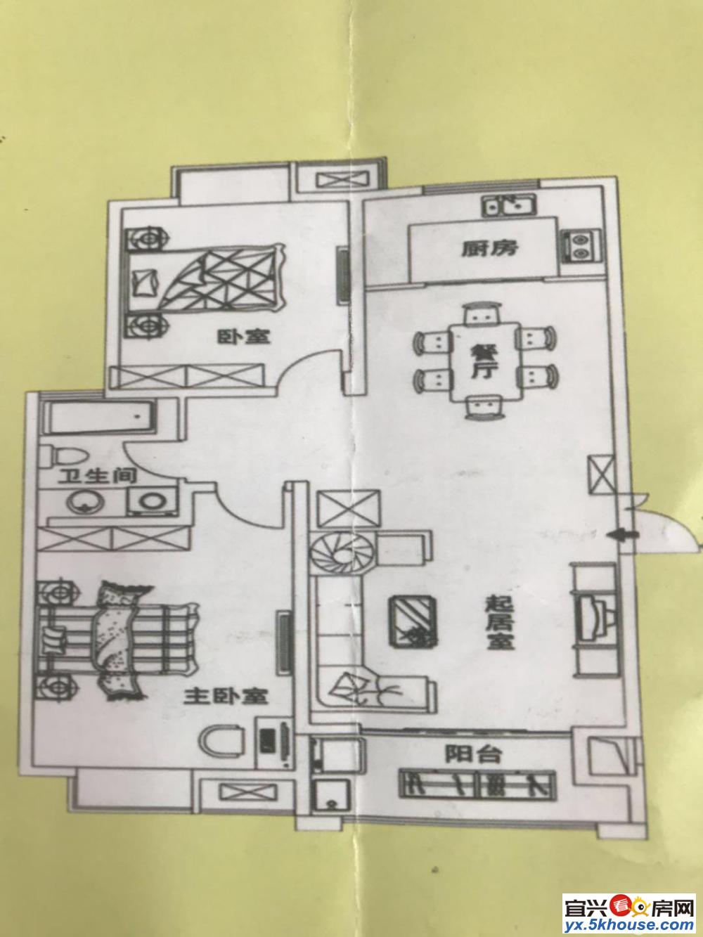 单价4300顶带阁楼 首付2成15万 宜兴东锦家园教授之乡