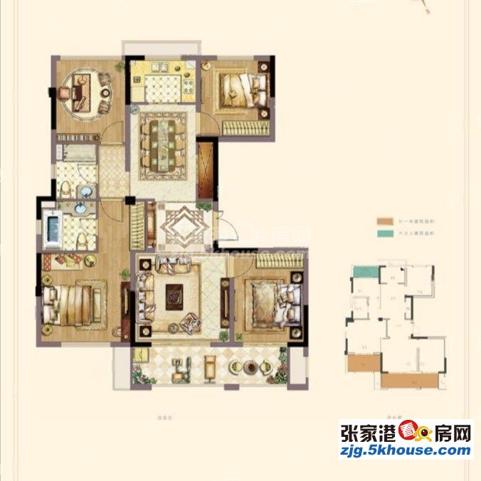 建发御龙湾中叠产证面积175平,赠送20平300万