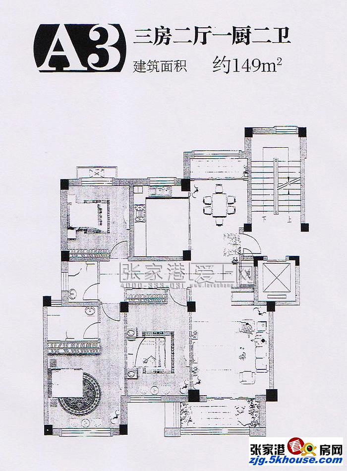 张家港市中心蝶湖湾小区房型图,市中心蝶湖湾户型图